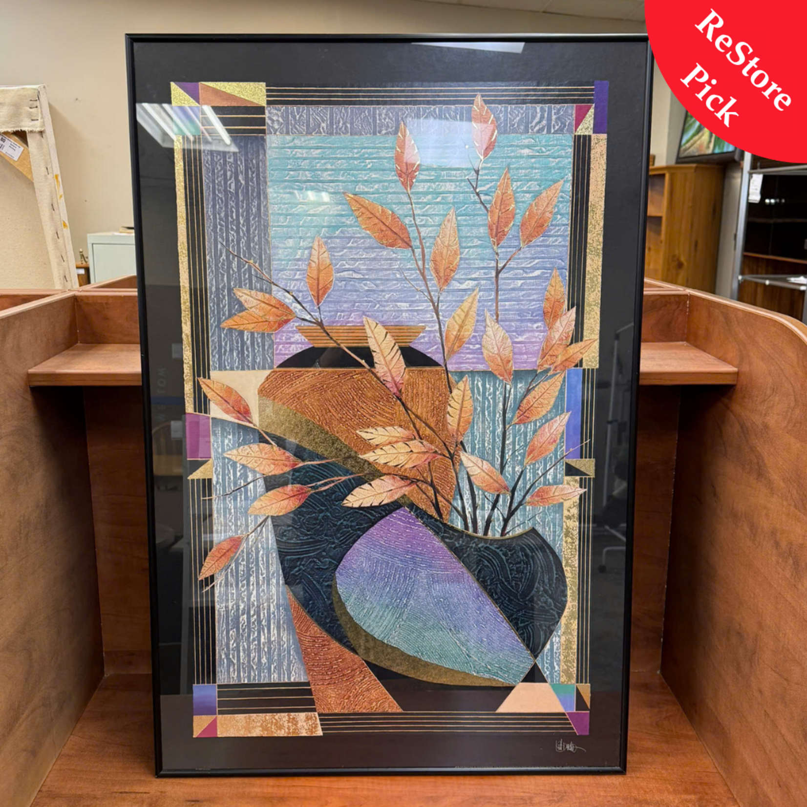 Vase Artwork in Glass