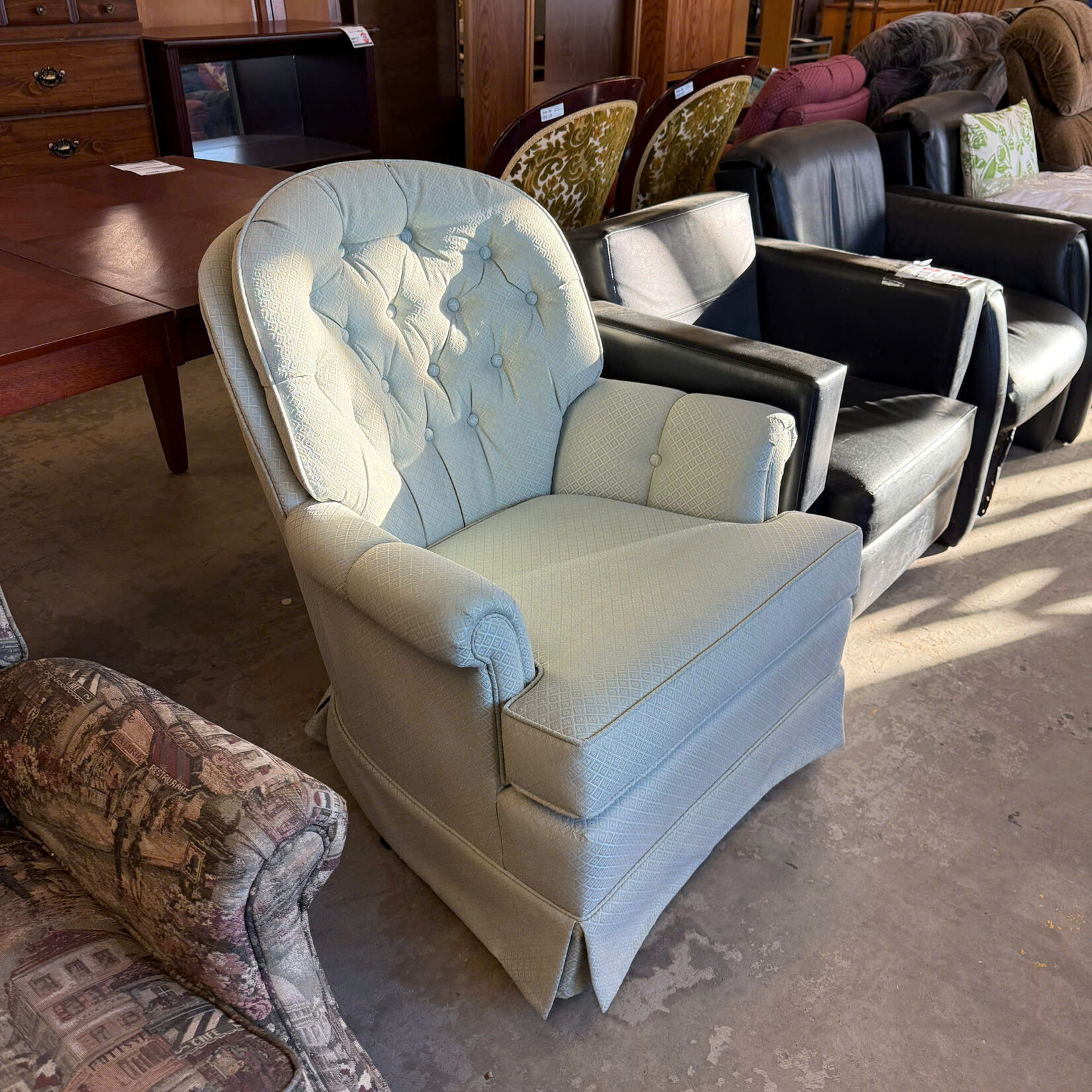 Mint Green Rocker Chair