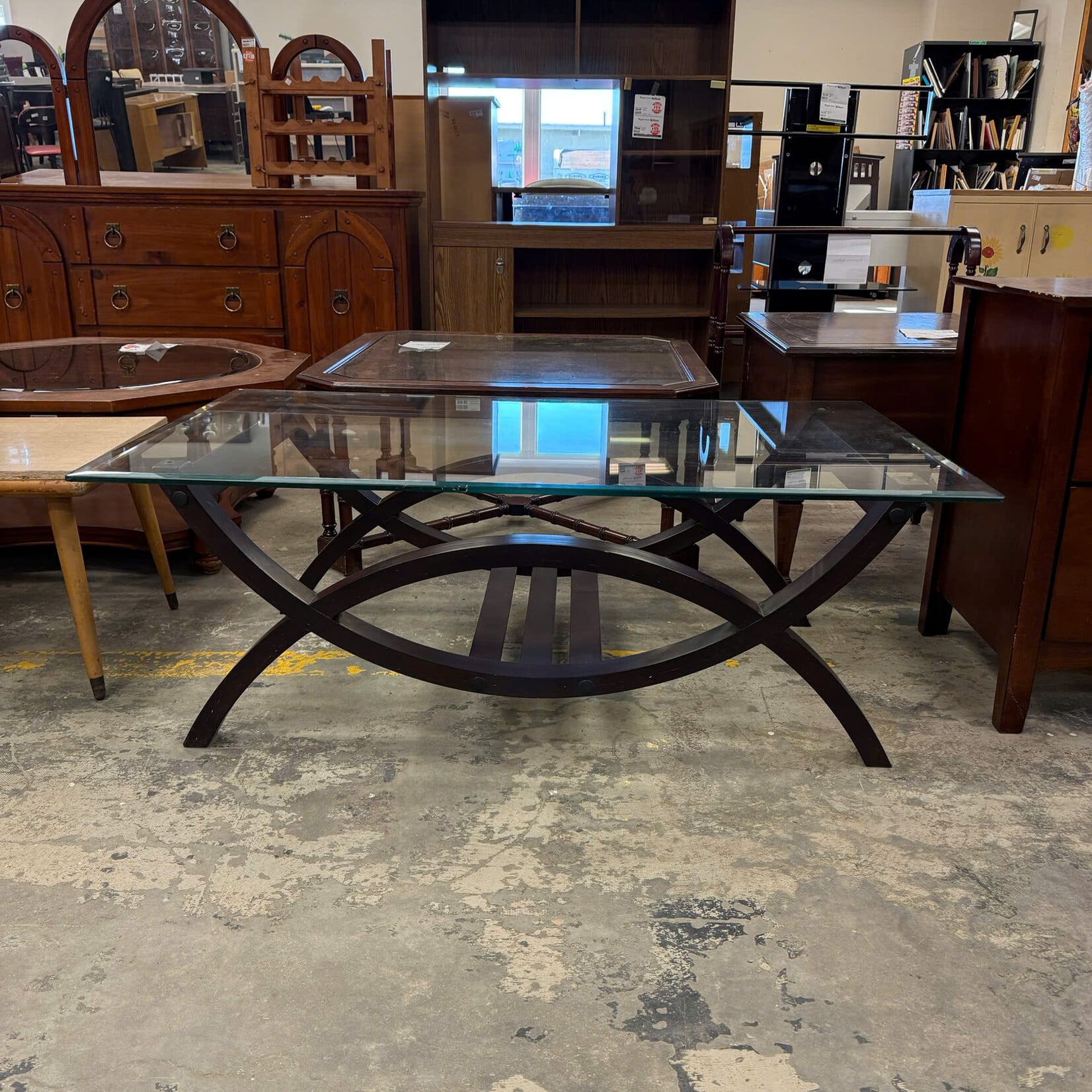 Glass Rectangle Coffee Table