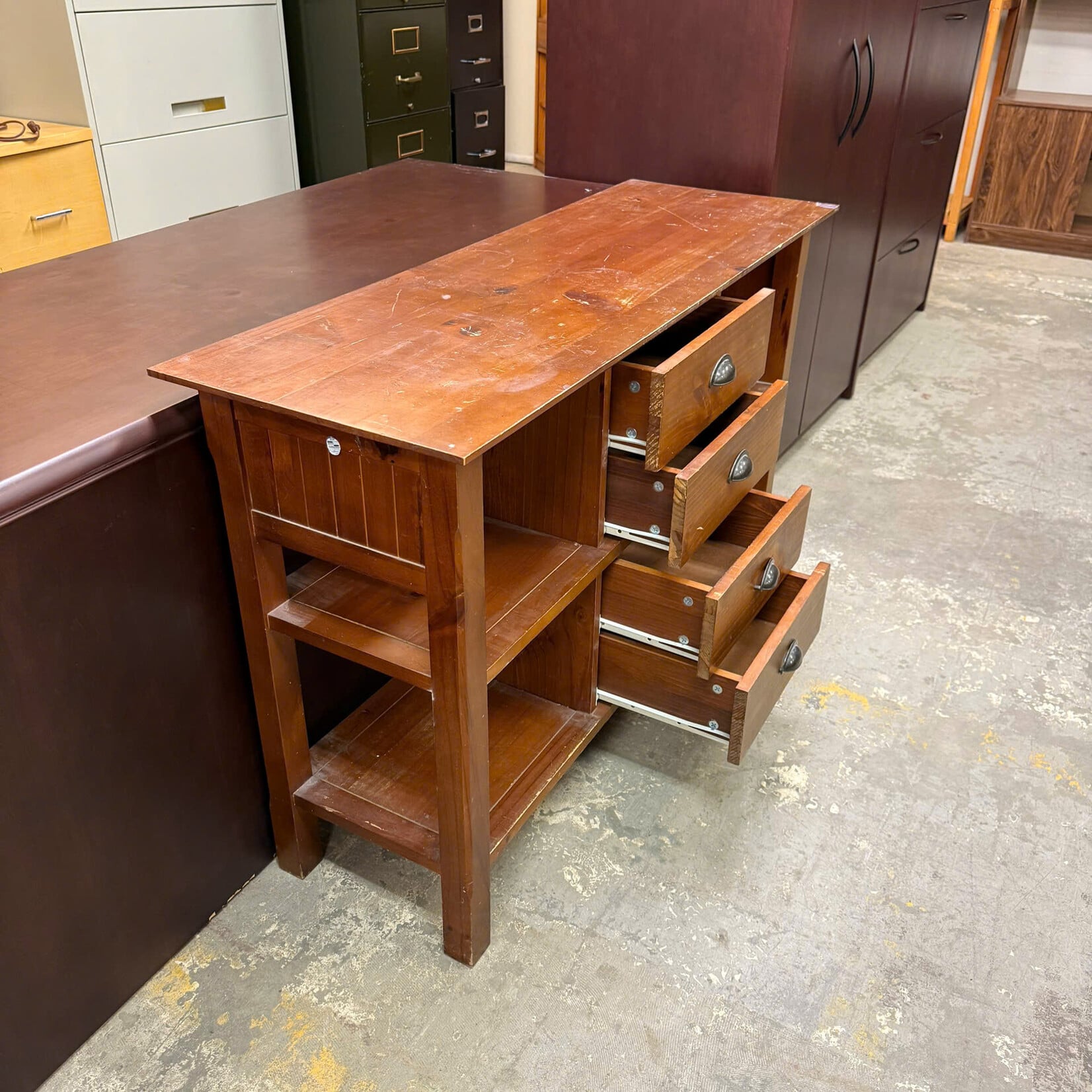 Console Table With 4-Drawers