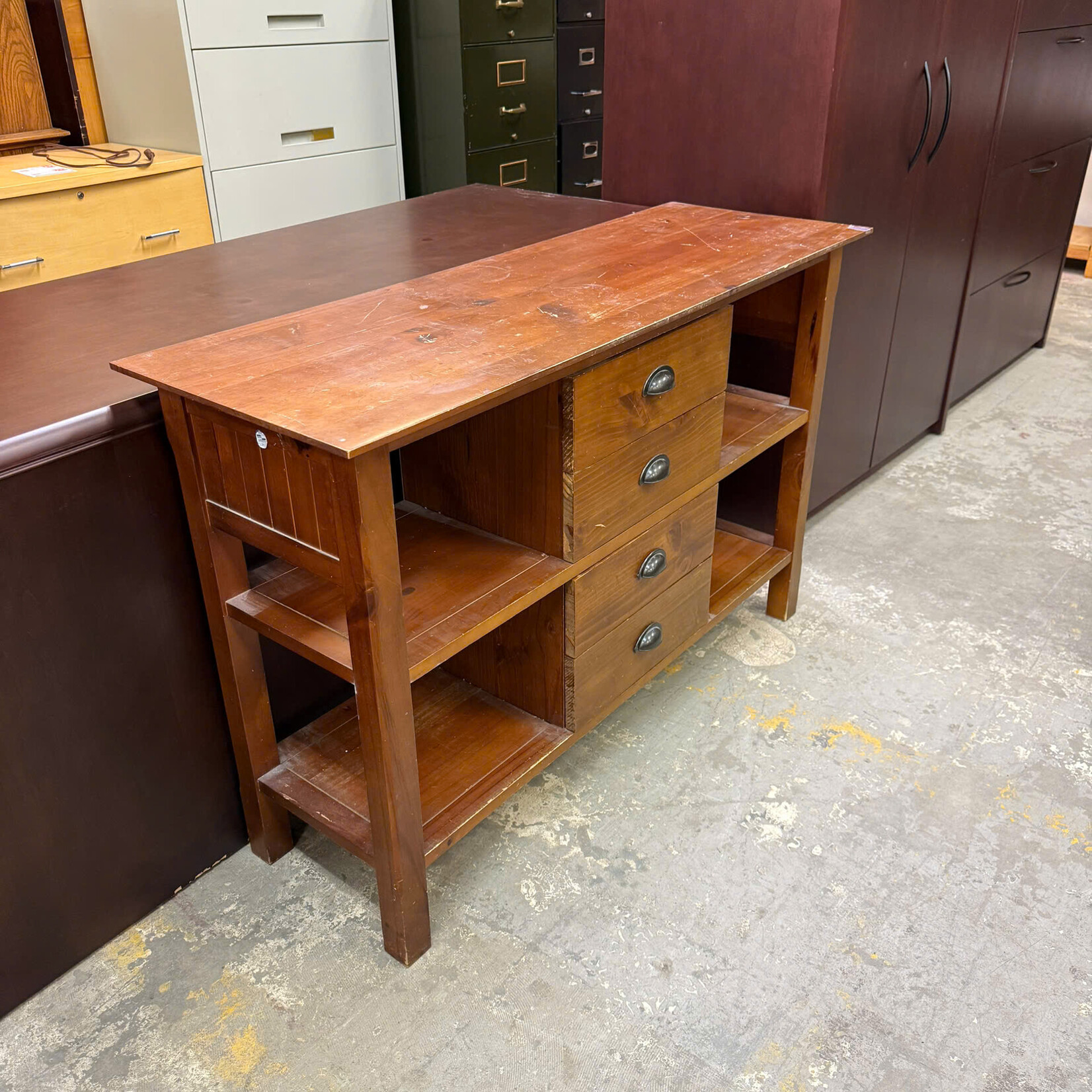 Console Table With 4-Drawers