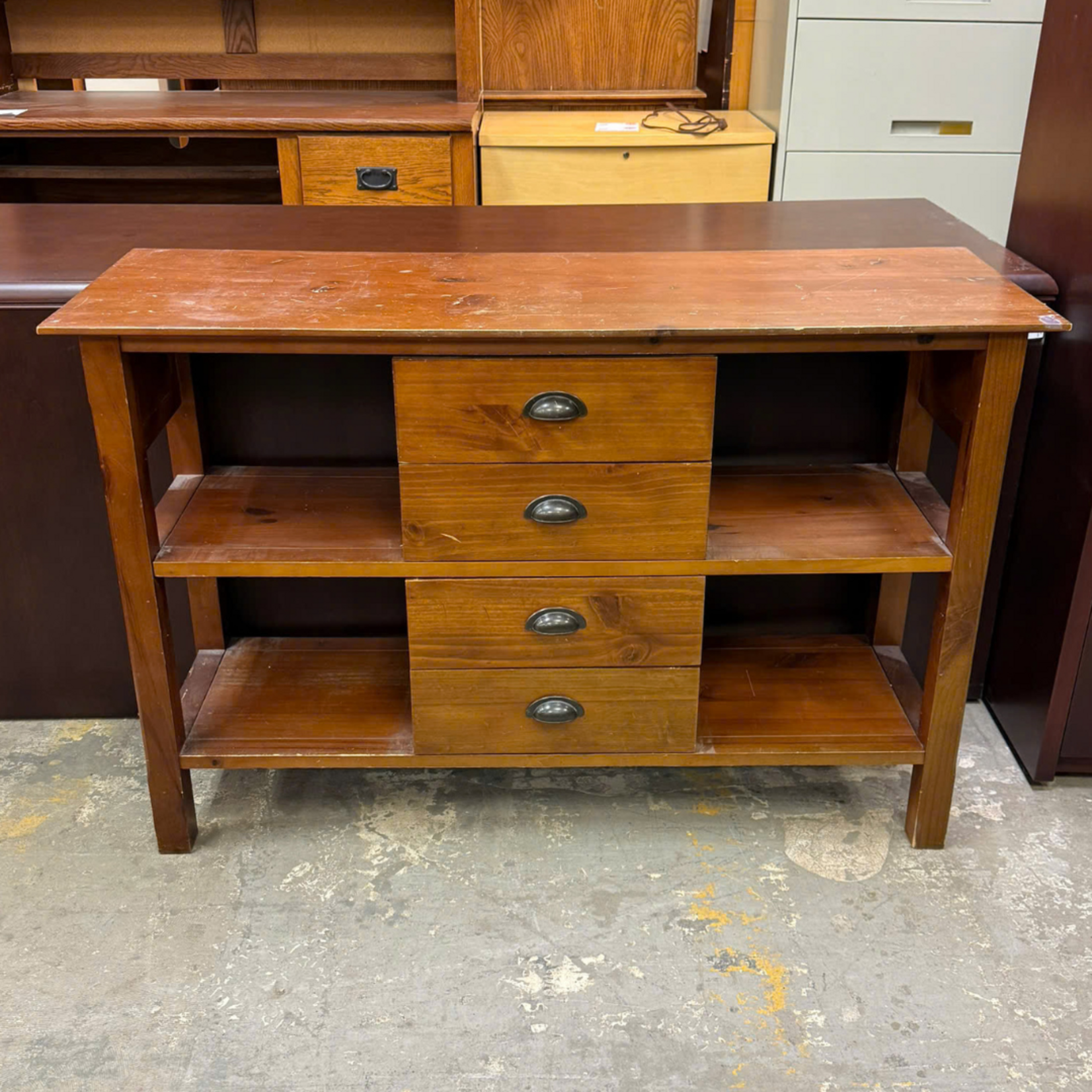 Console Table With 4-Drawers
