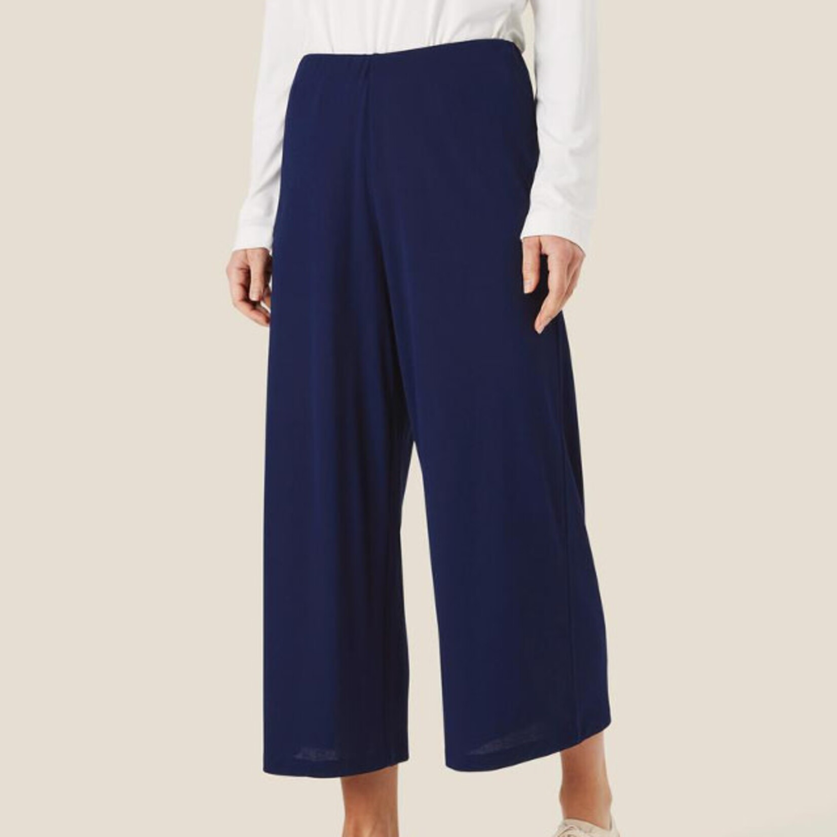 Masai Copenhagen Navy Wide Leg Cropped Pant