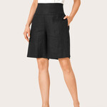 Masai Copenhagen Black Linen Shorts