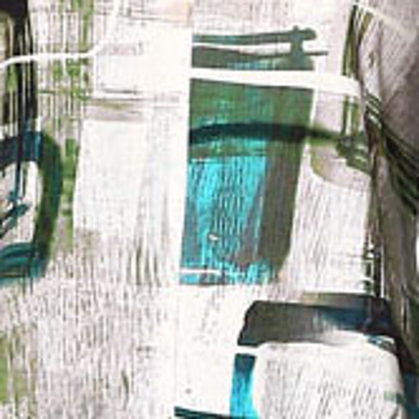 Parsley and Sage Blue & Green Geometric Print 3/4 Sleeve Shirt