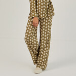 Mus & Bombon Green With Cream Polka Dot Pants