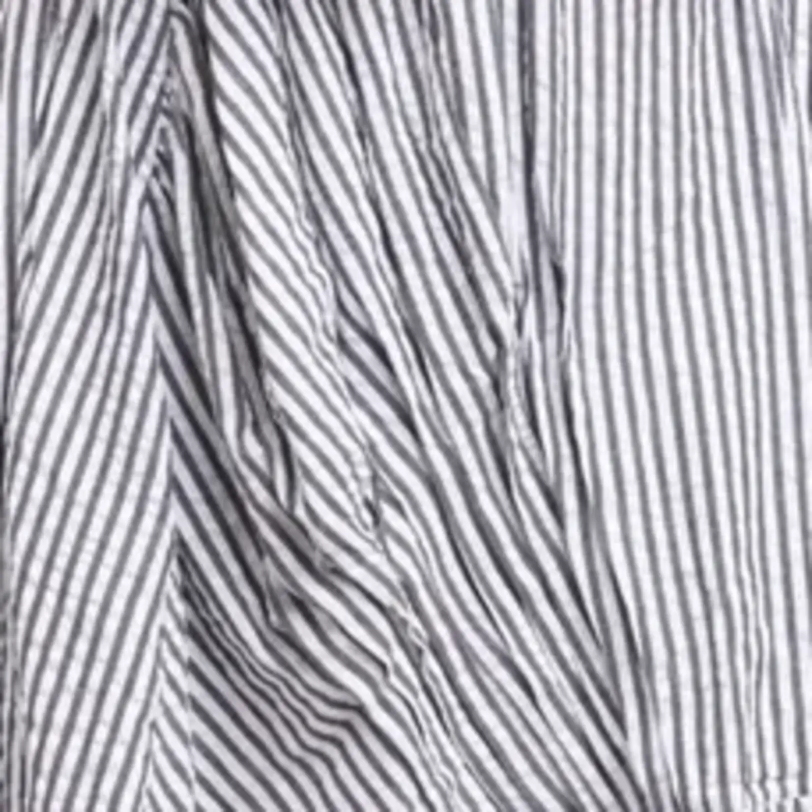 Tulip Cotton Seersucker Striped Sharkbite Dress