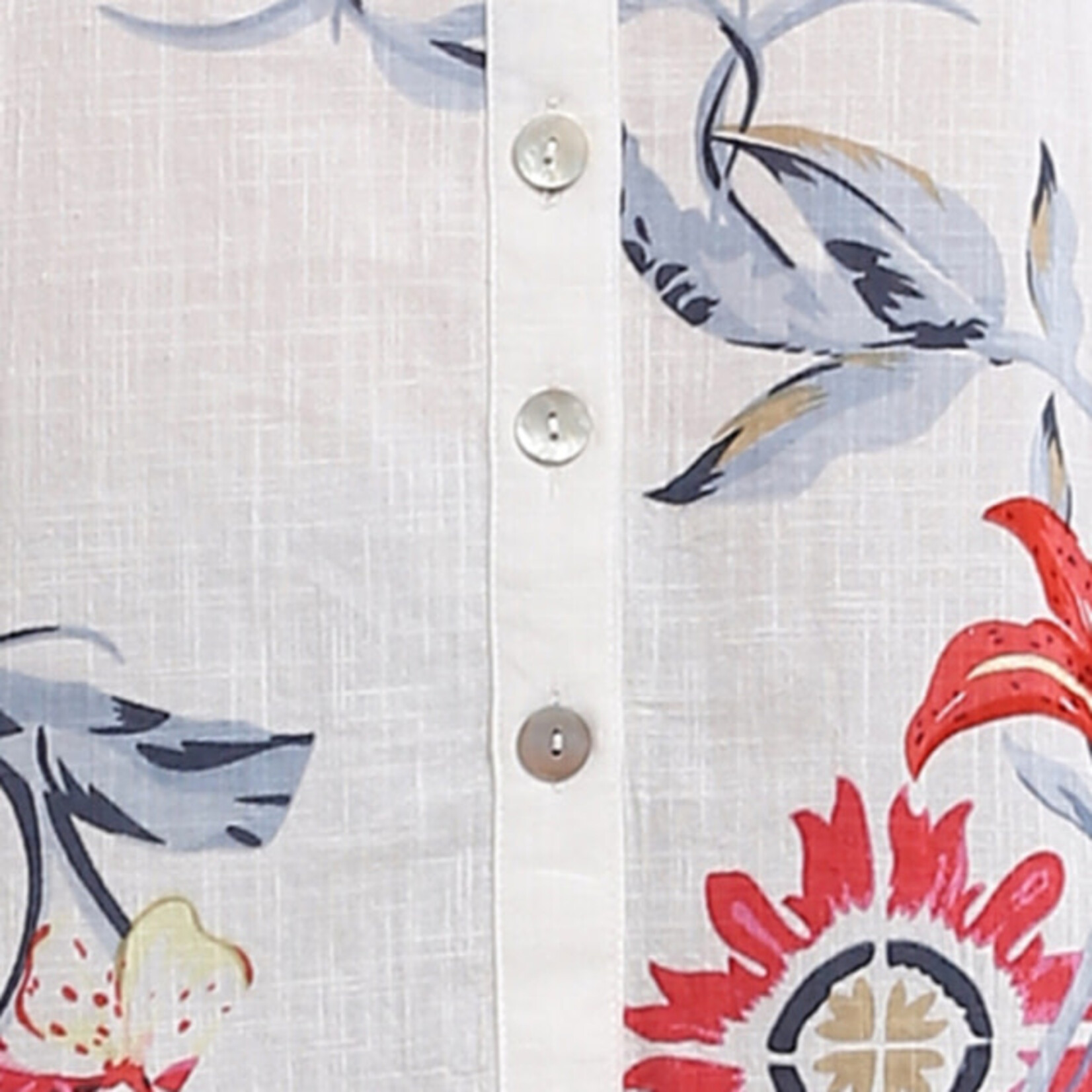 Parsley and Sage Cotton Floral Maggie Button Up Shirt