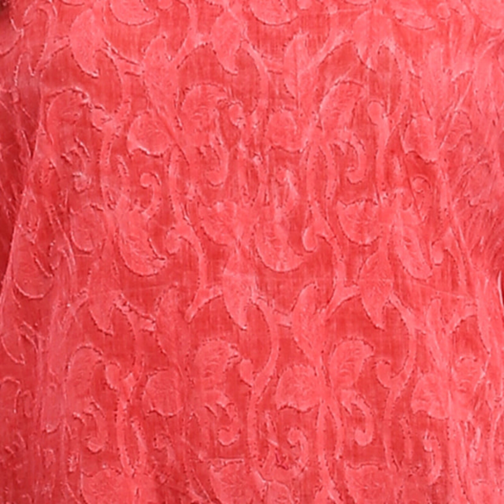Parsley and Sage Cotton Coral Textured Natalie Top