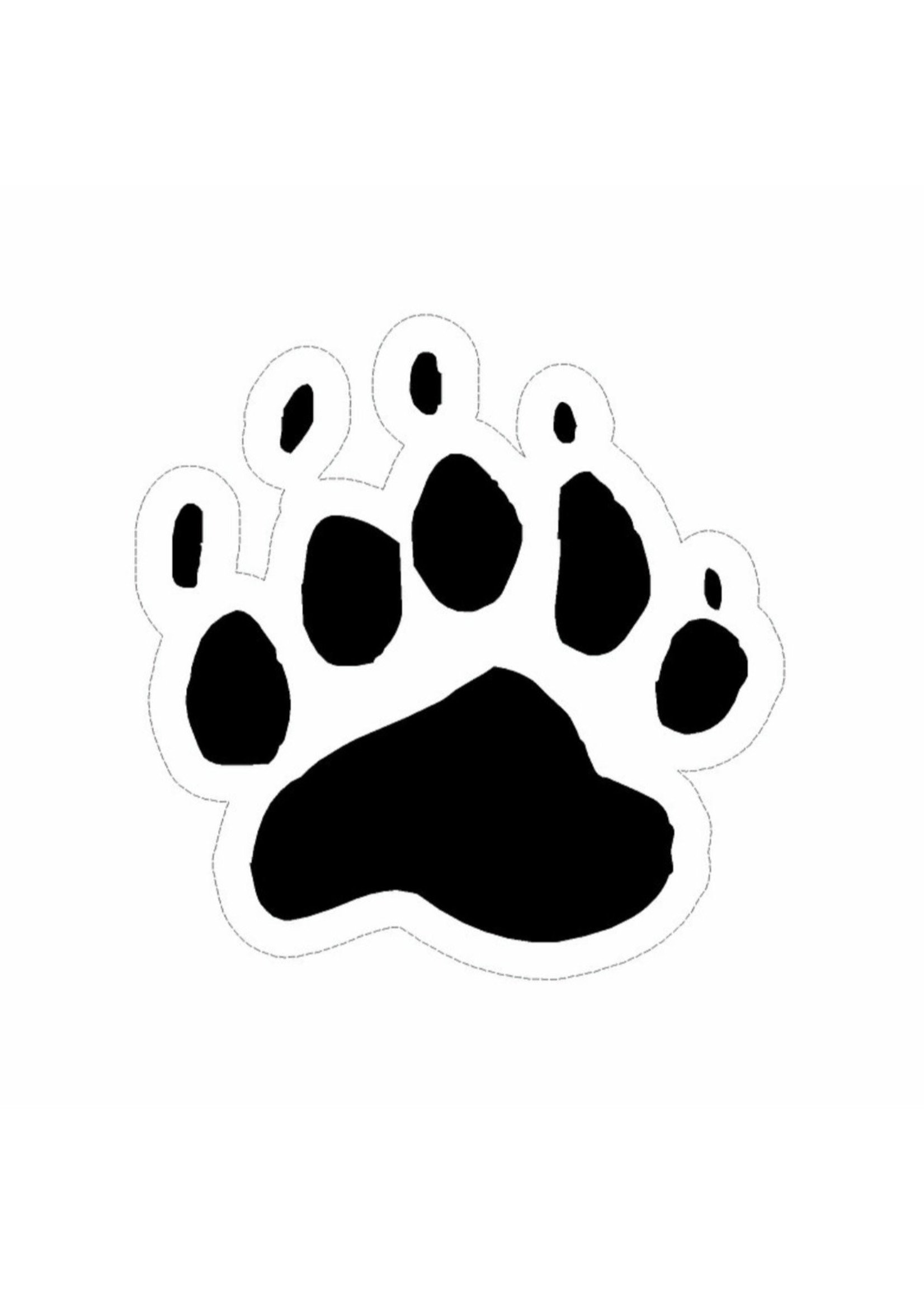 Small Sticker (Bear Paw)