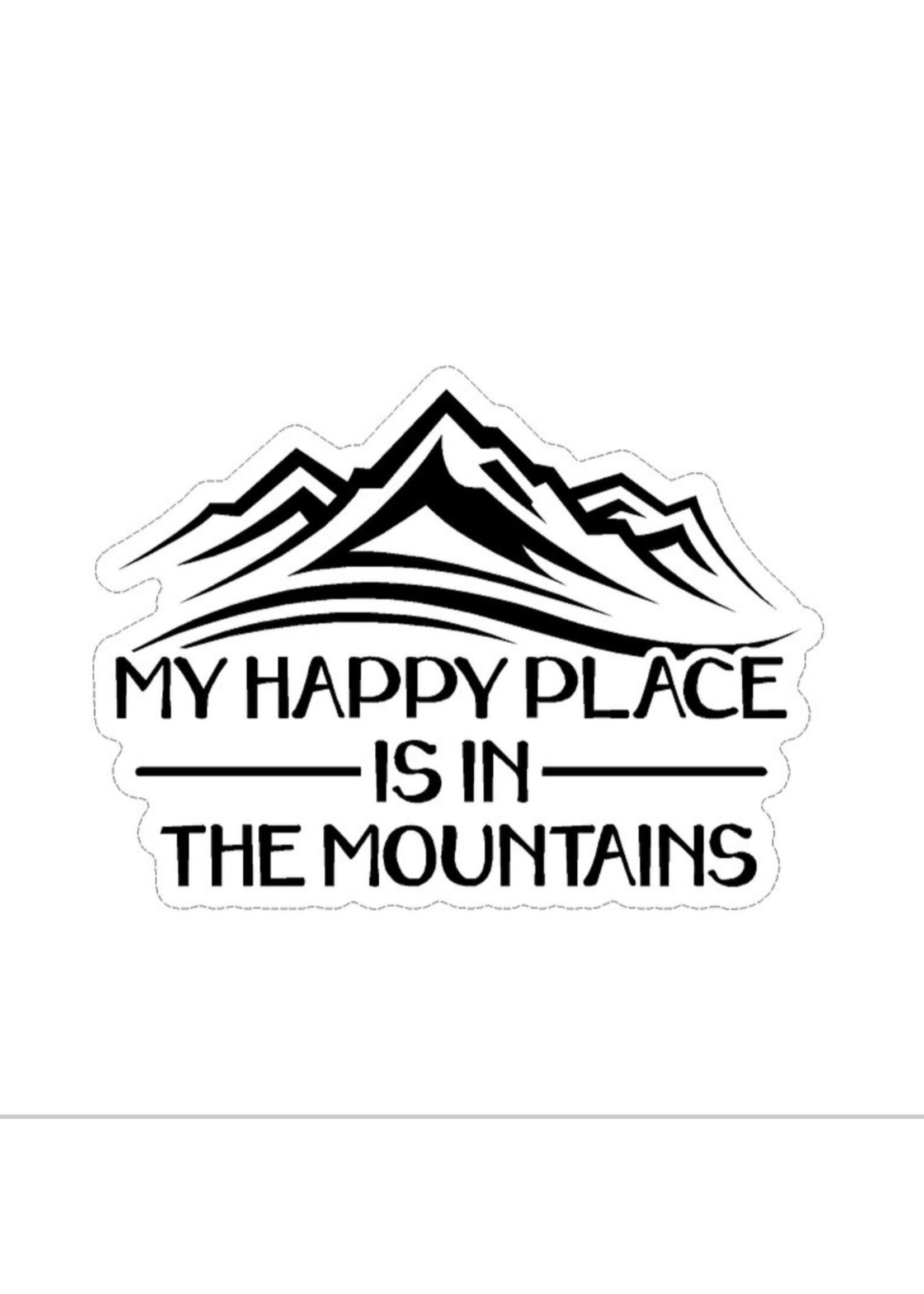 Small Sticker (Happy Place Mtn)