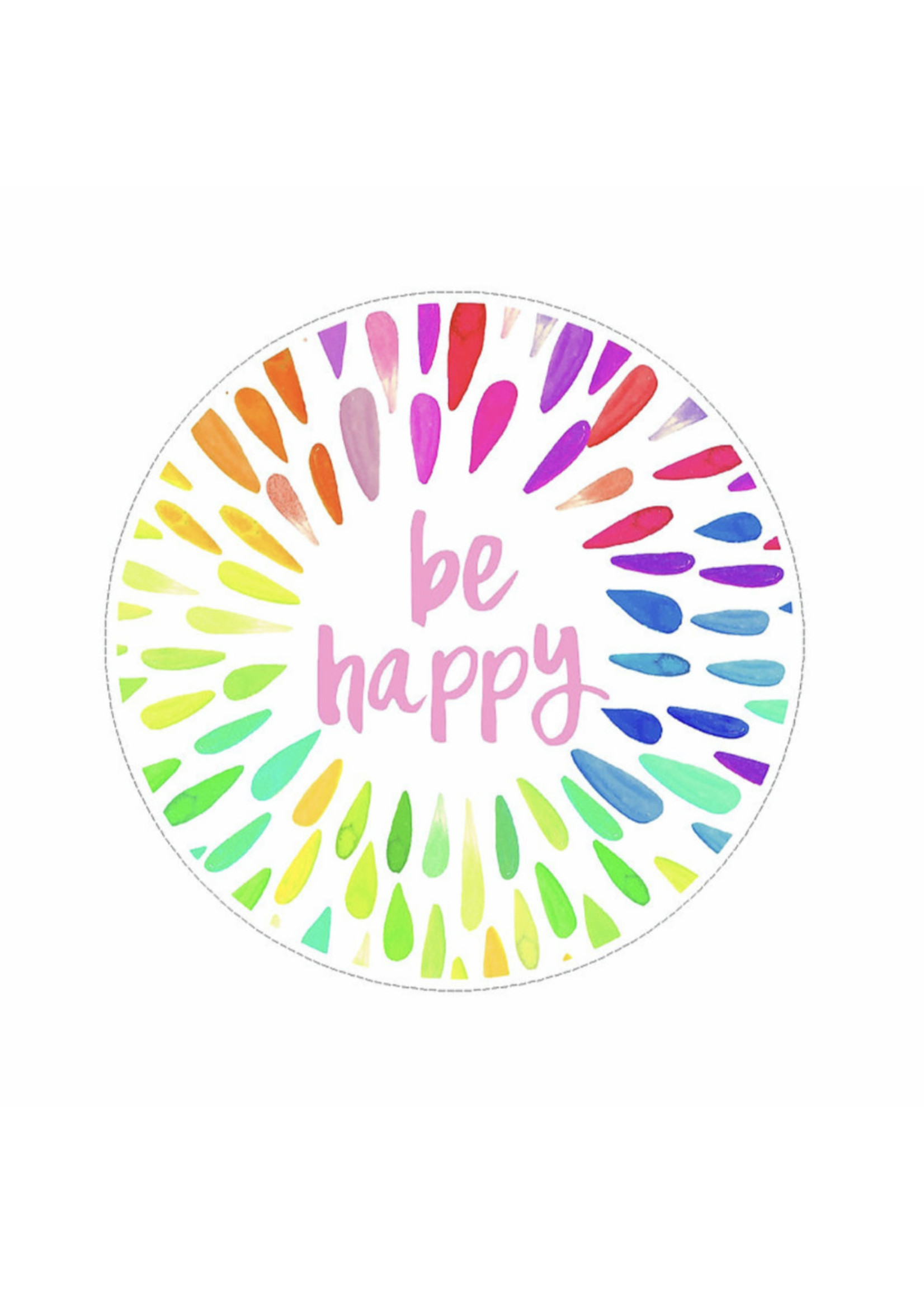 Small Sticker (Be Happy)