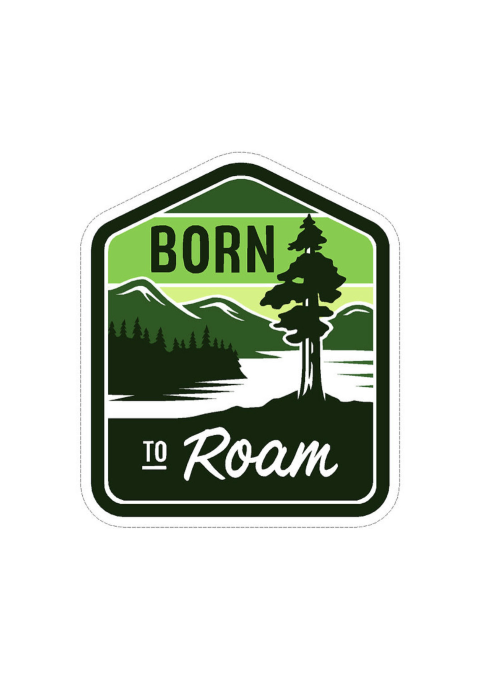 Small Sticker (Born to Roam)