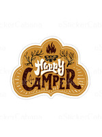 Small Sticker (Happy Camper Fire)