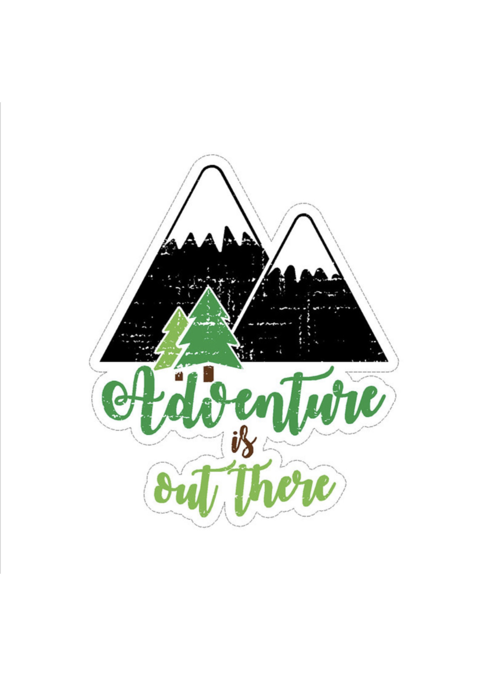 Adventure Out There Hiker | Sticker