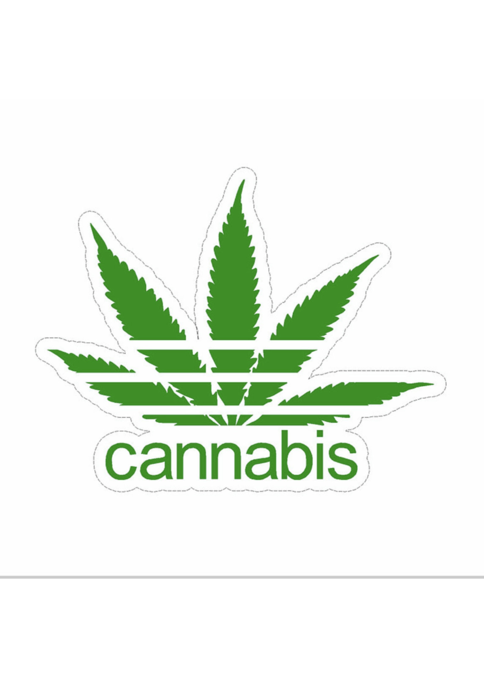 Large Sticker (Cannabis)