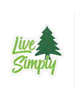 Small Sticker (Live Simply Tree)