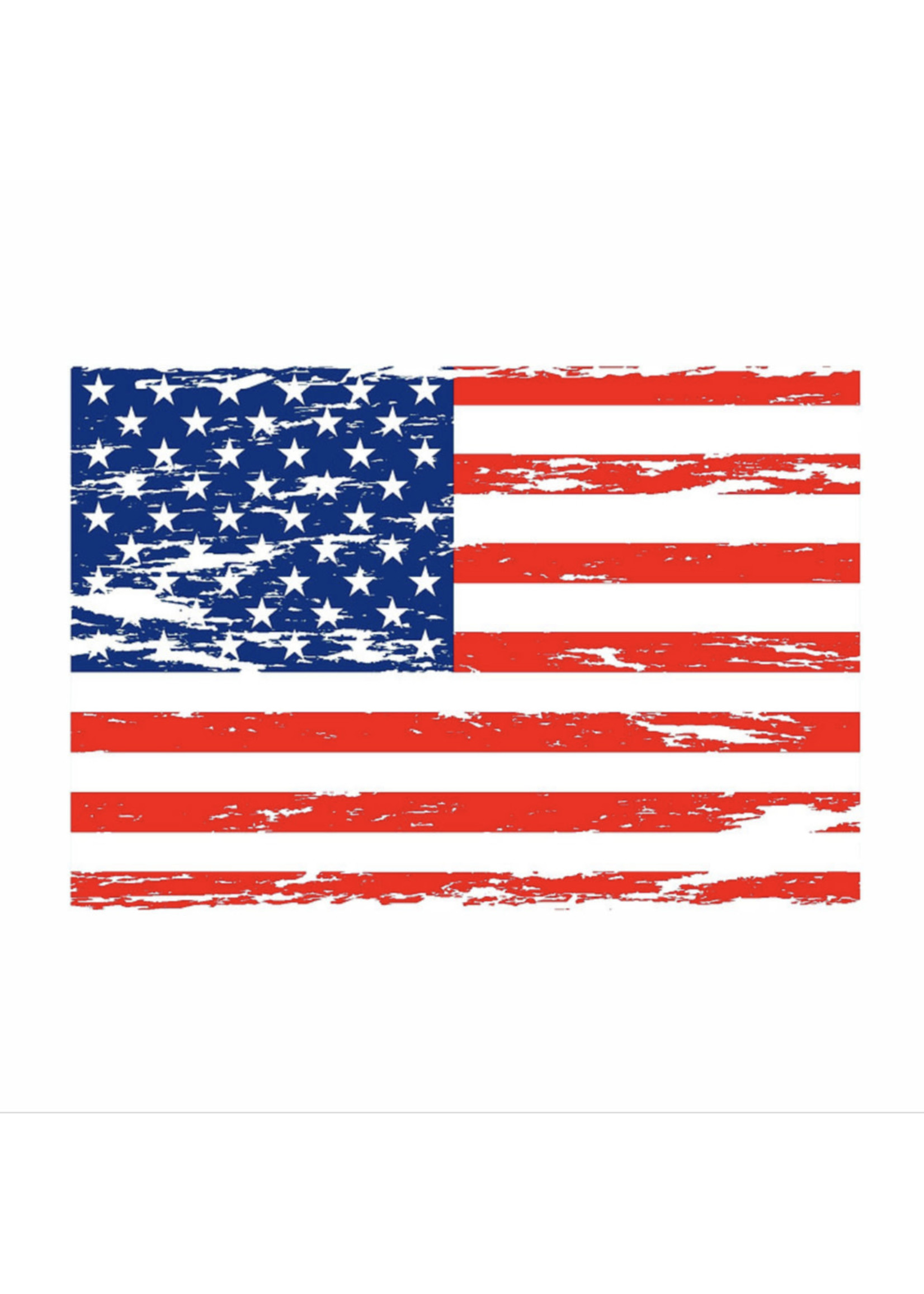 Small Sticker (Distressed USA Flag)