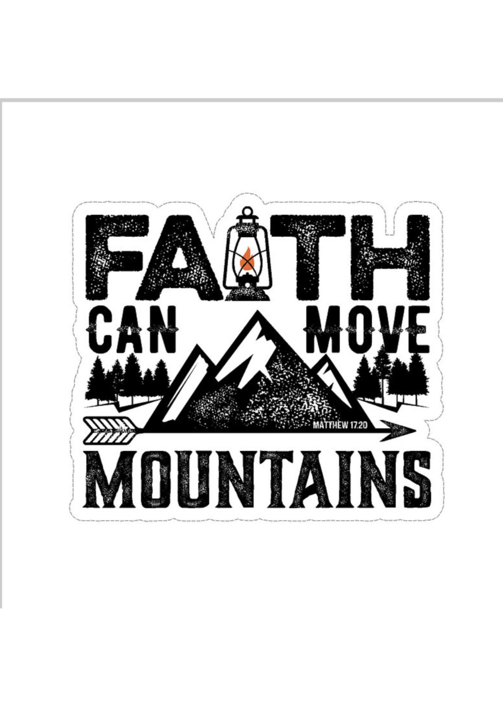 Large Sticker (Faith Move Mountains)