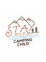 Large Sticker (Camping Child)