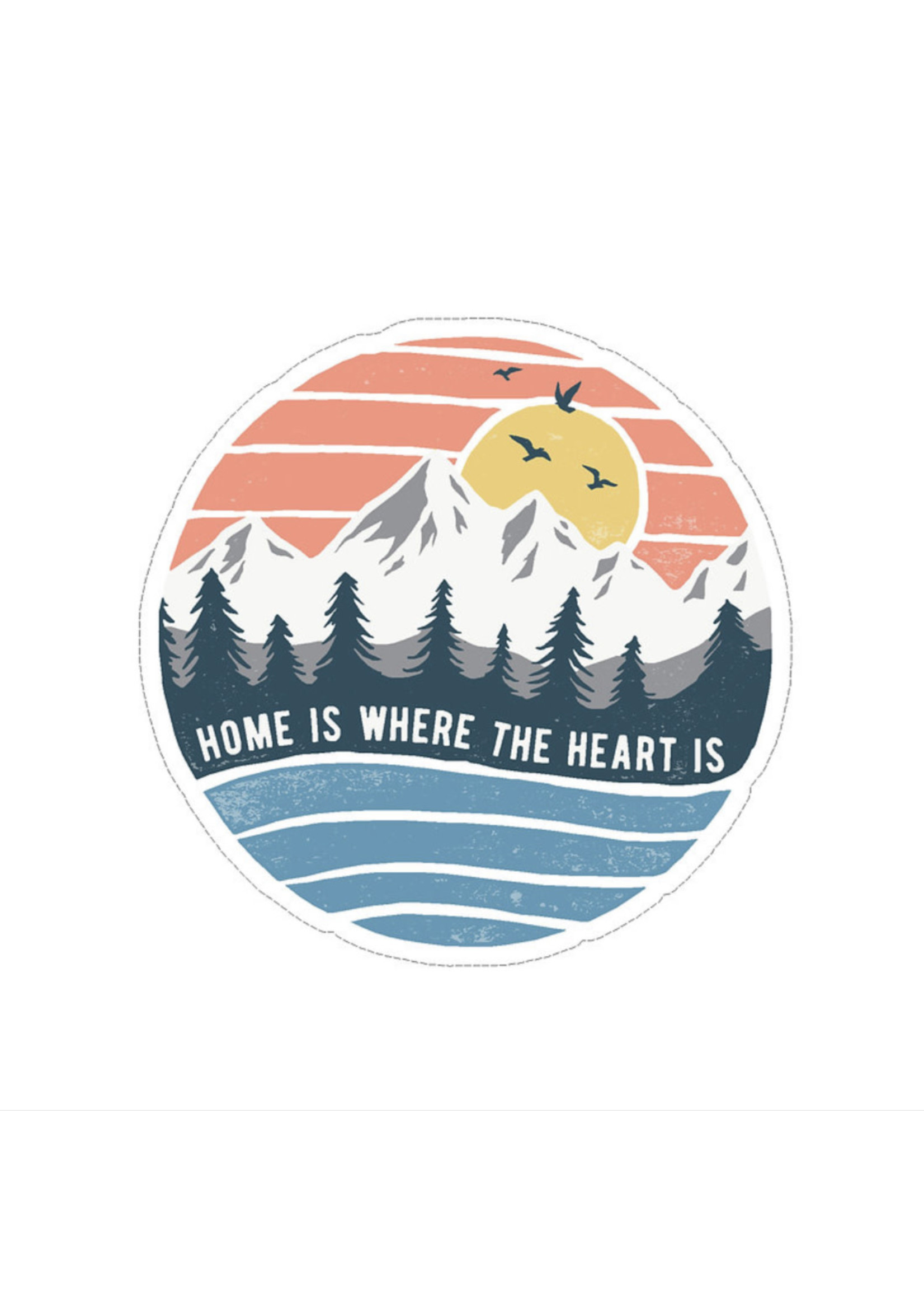Large Sticker (Home Mountains)