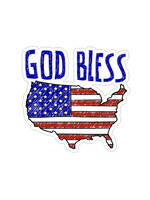 Small Sticker (God Bless USA)