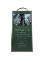 Advice Sign (Redwood)