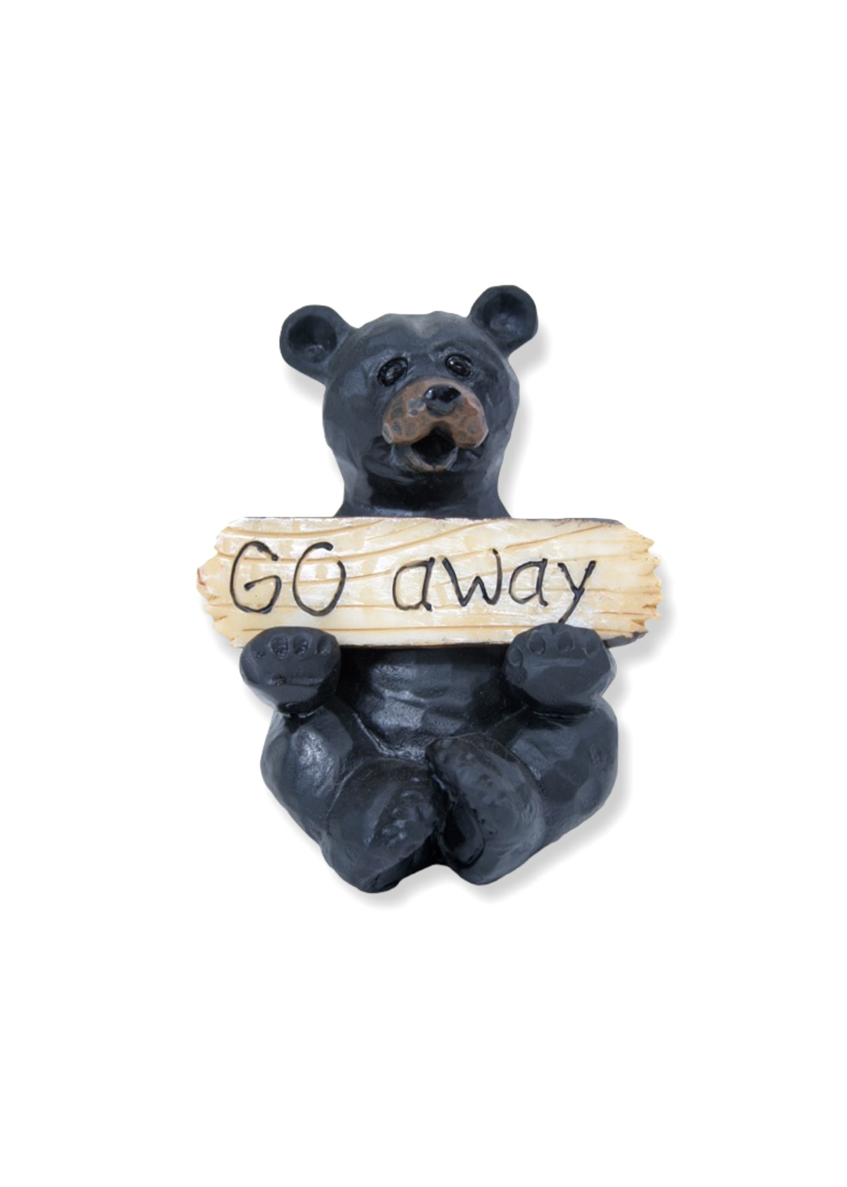 Welcome/Go Away Bear 4”