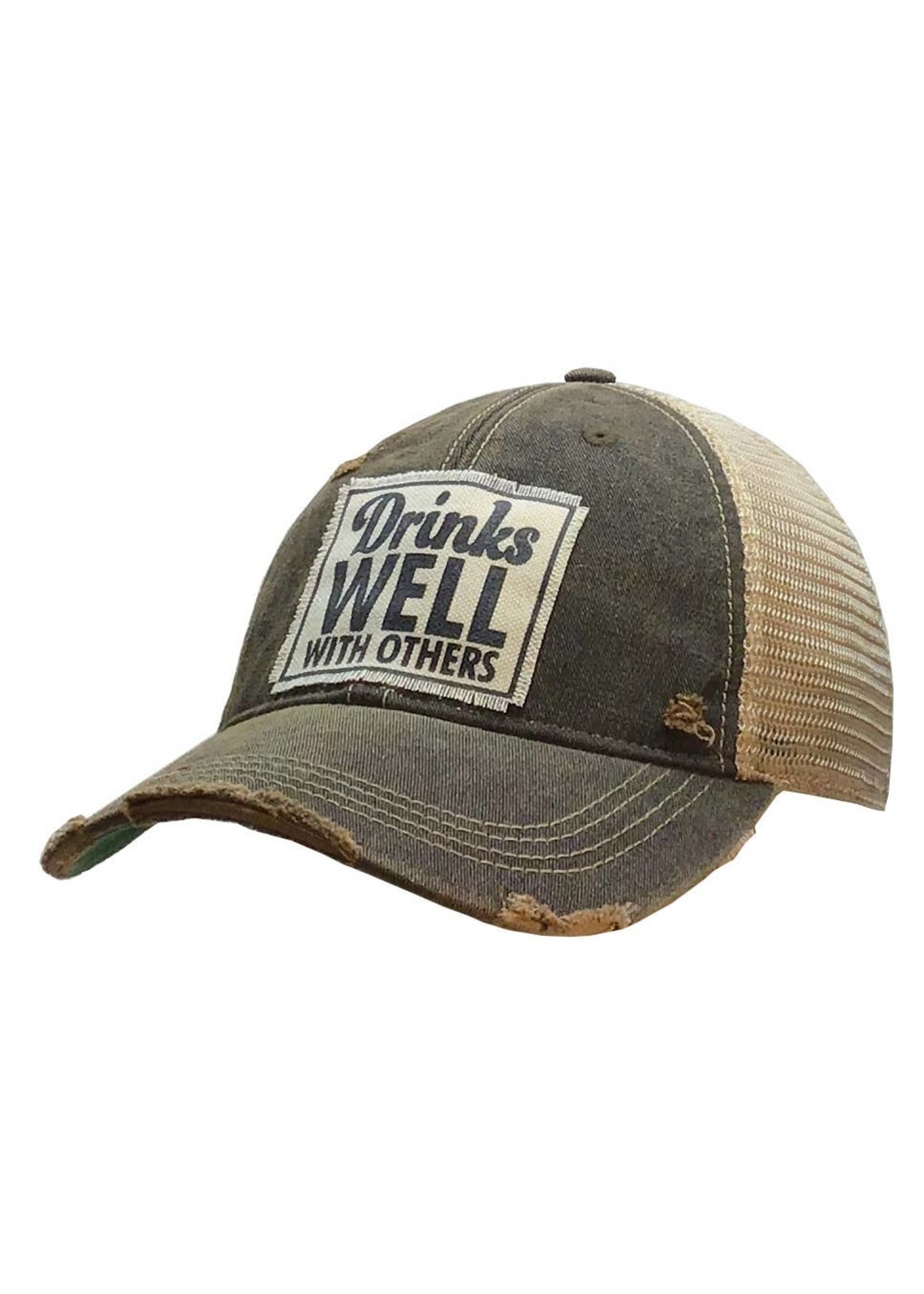 Hat - Drinks Well w/ Others (Black)