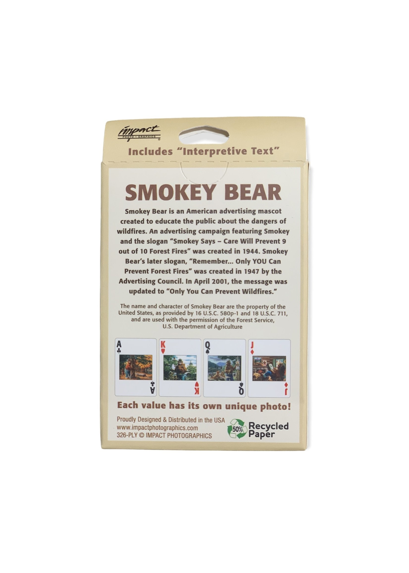 Playing Cards (Smokey Bear)