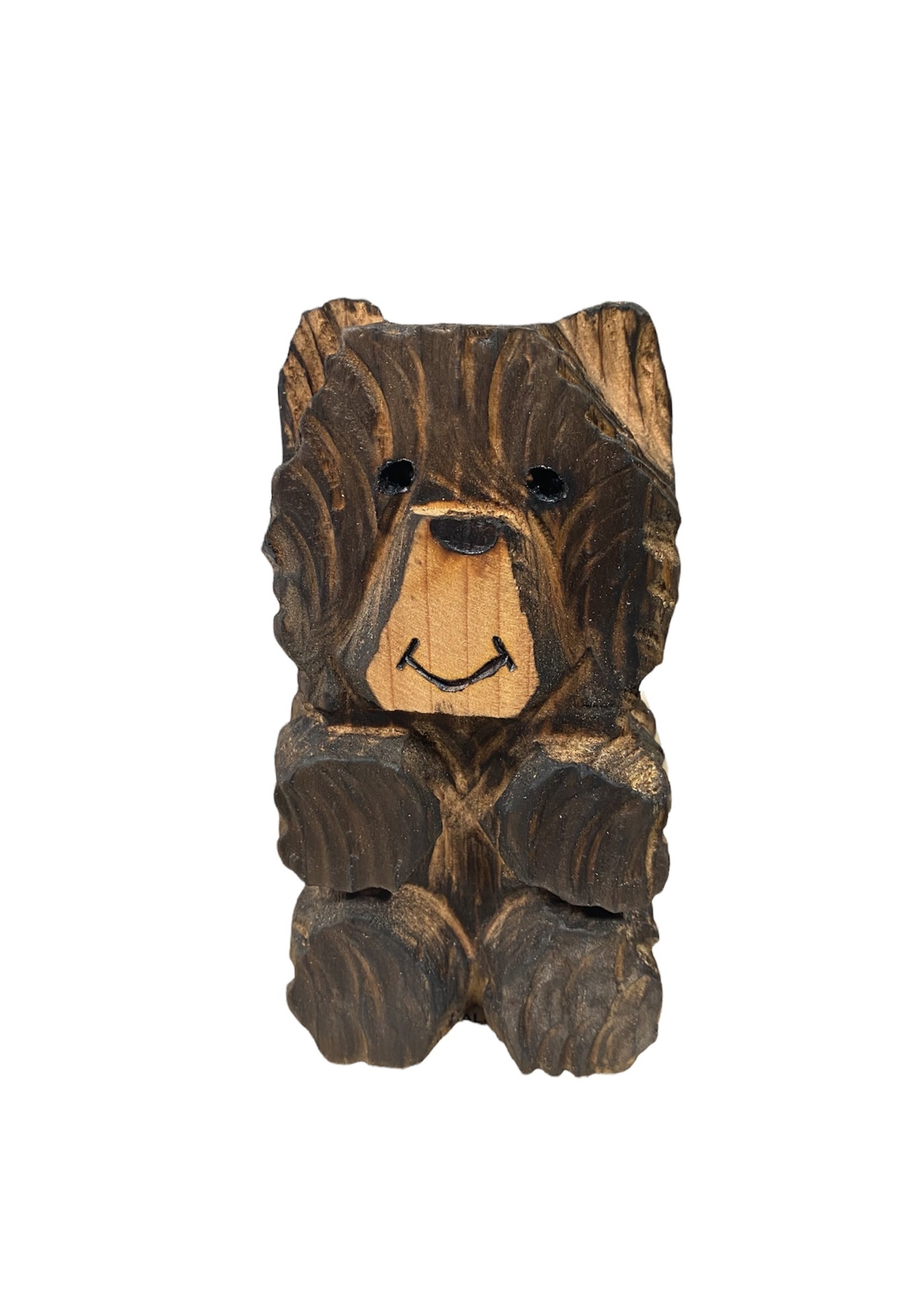 6" Redwood Bear
