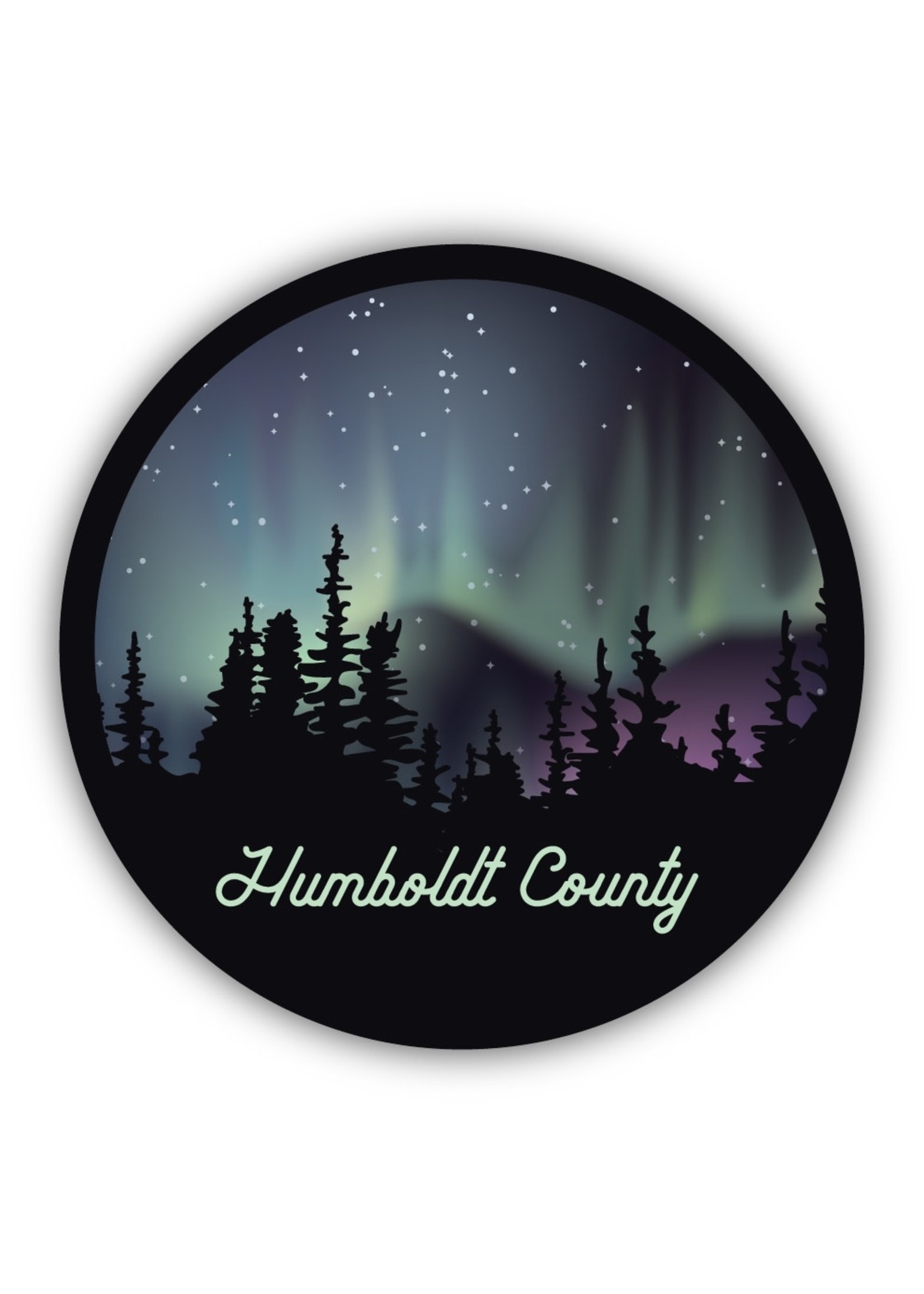 Sticker (Humboldt County Night Sky)