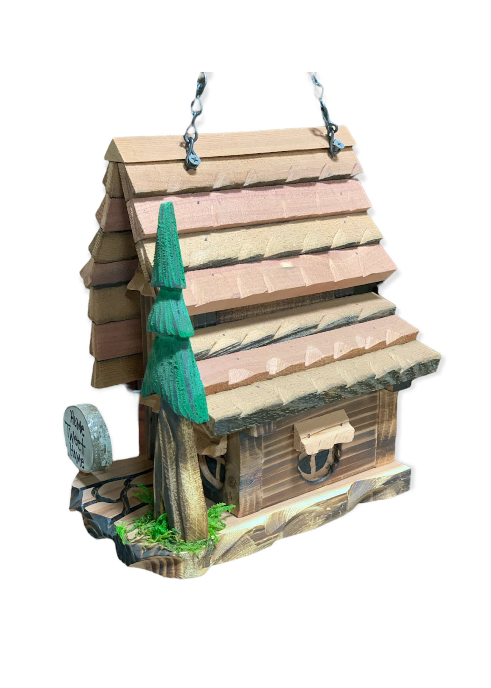 Made in Humboldt Redwood Birdhouse (Rustic)