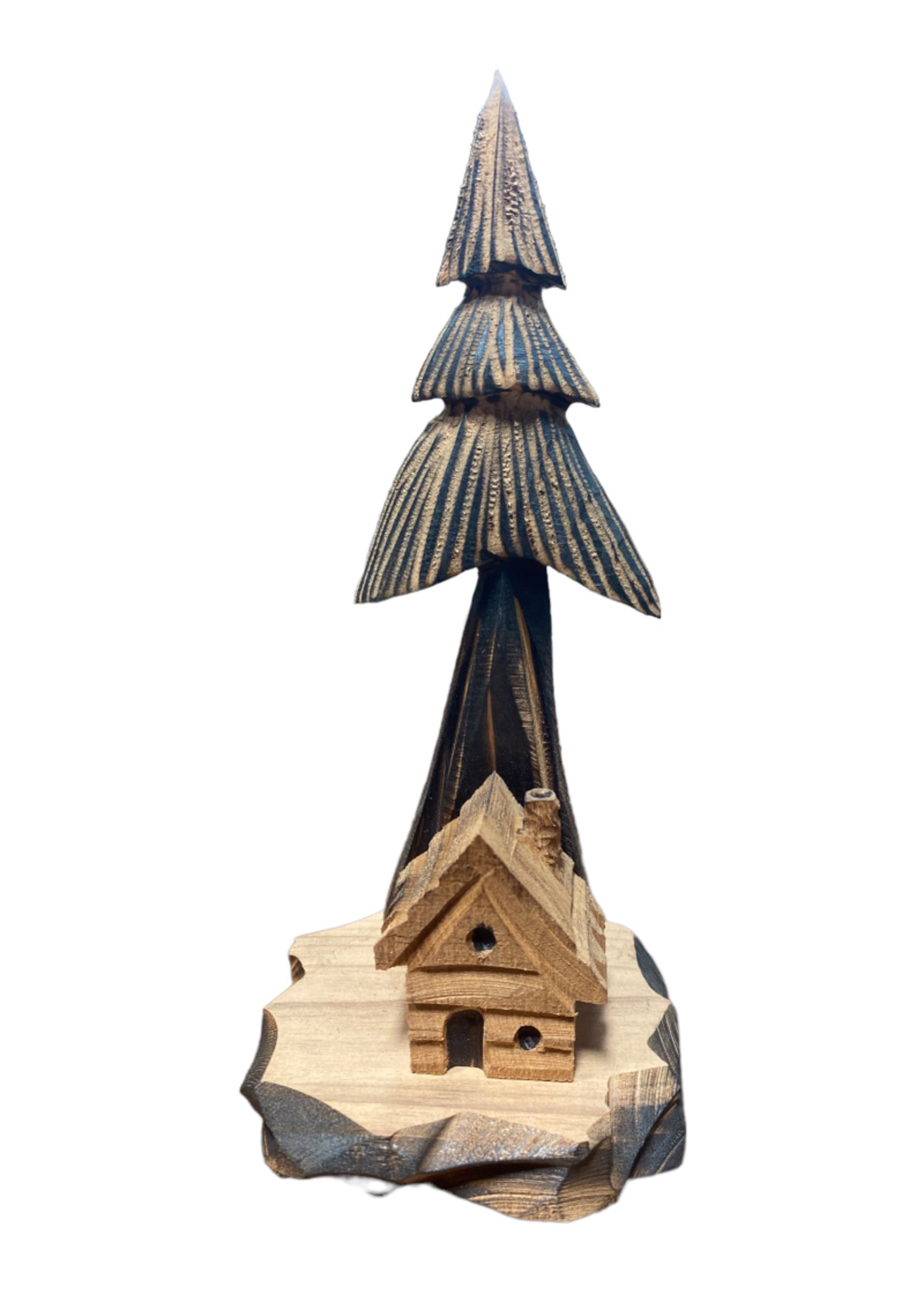 Made in Humboldt Redwood Cabin w/ Tree (DL)