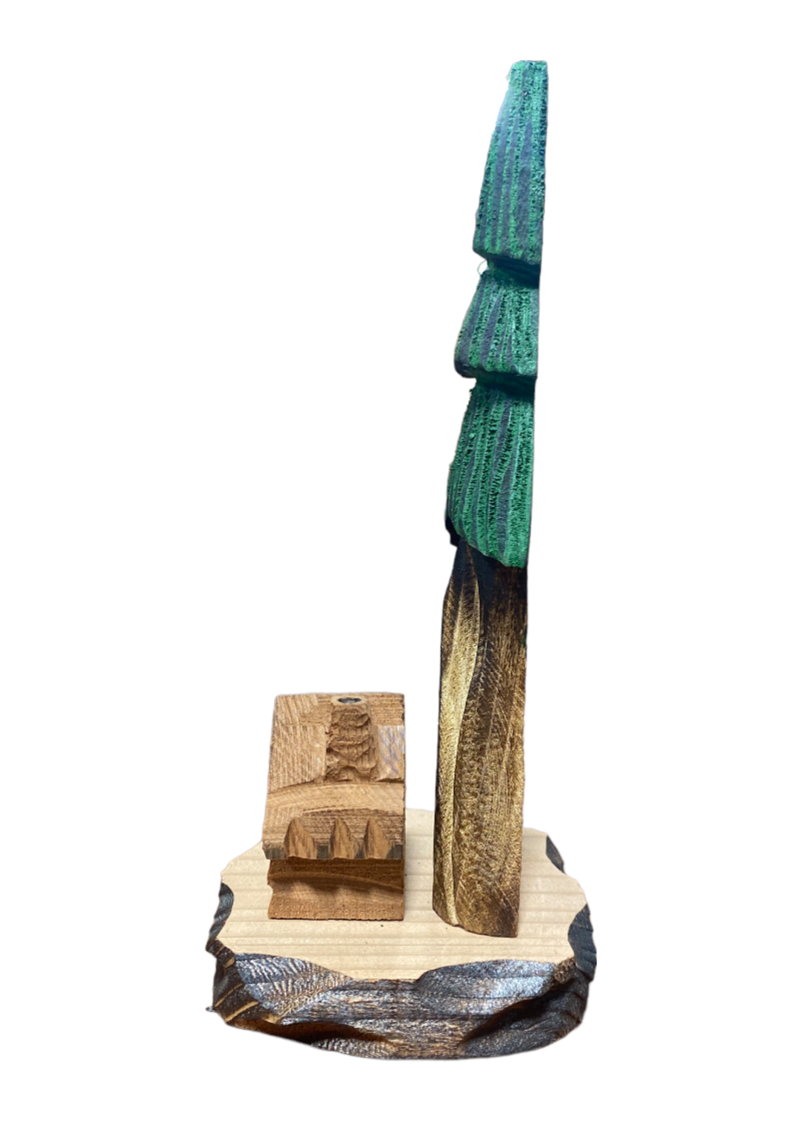 Made in Humboldt Redwood Cabin w/ Tree (DL)