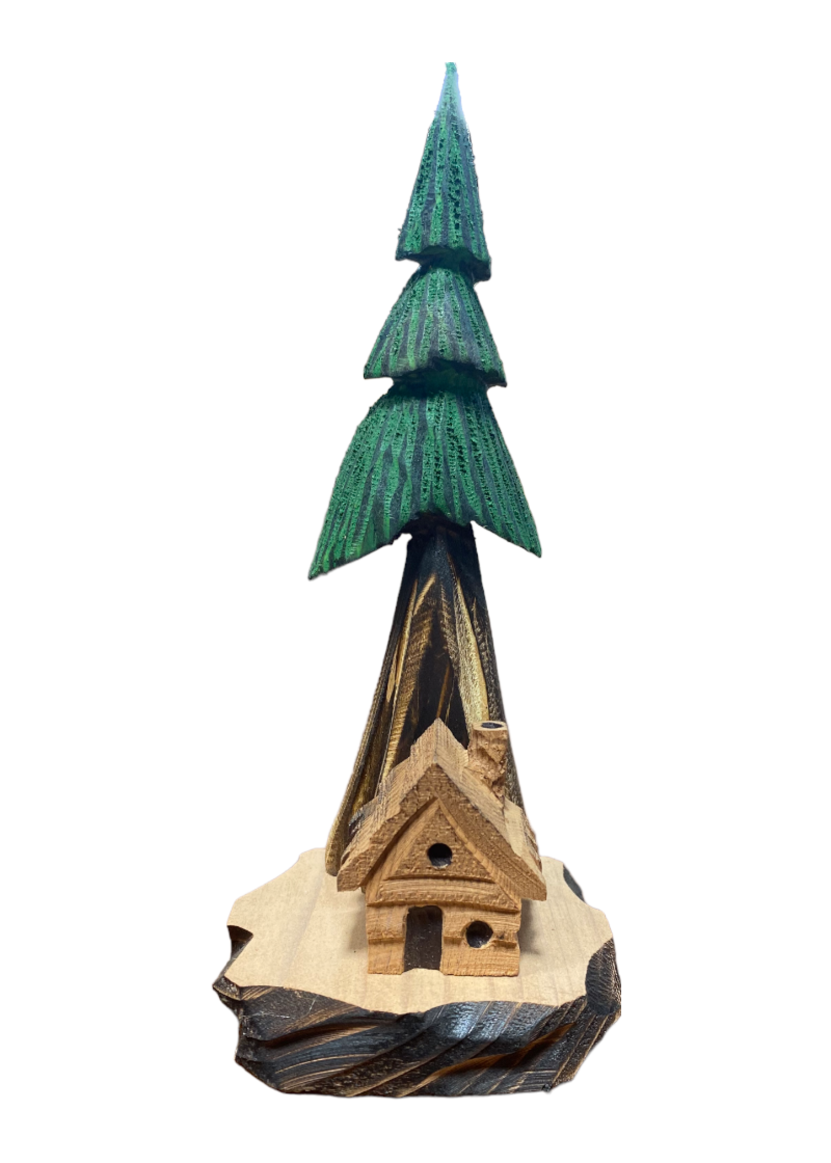 Made in Humboldt Redwood Cabin w/ Tree (DL)