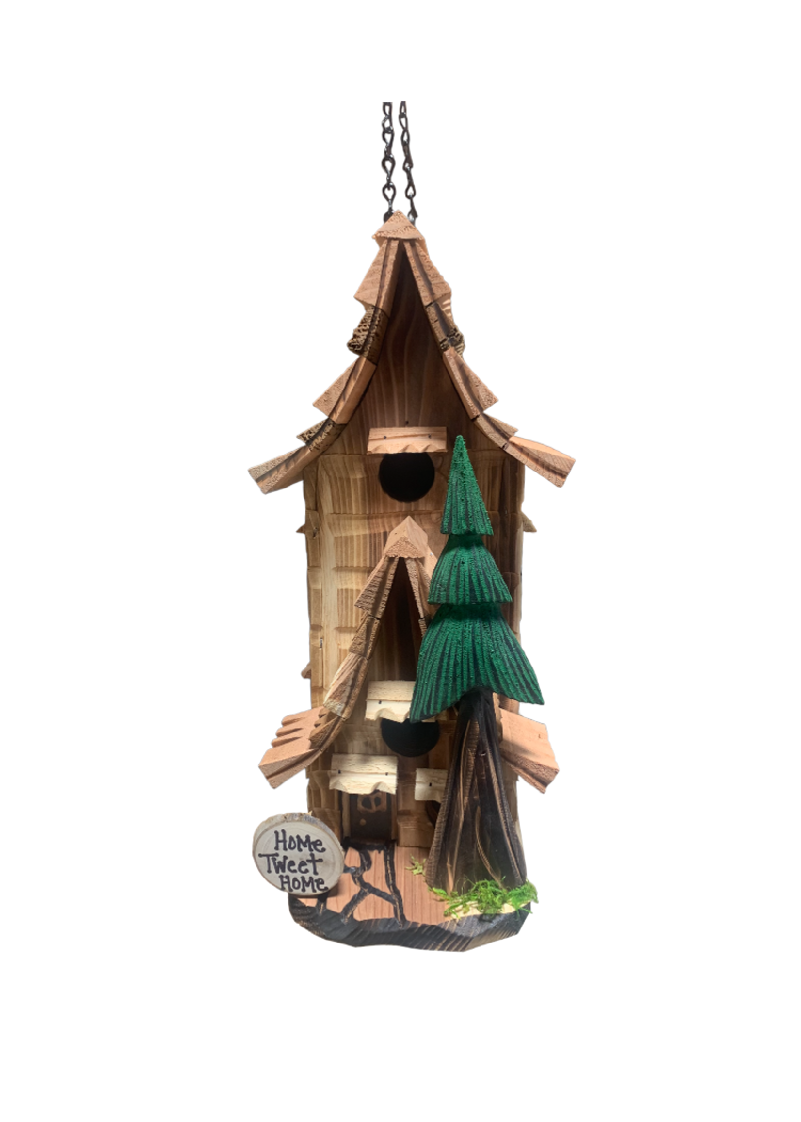 Redwood Birdhouse (Chalet - Large)