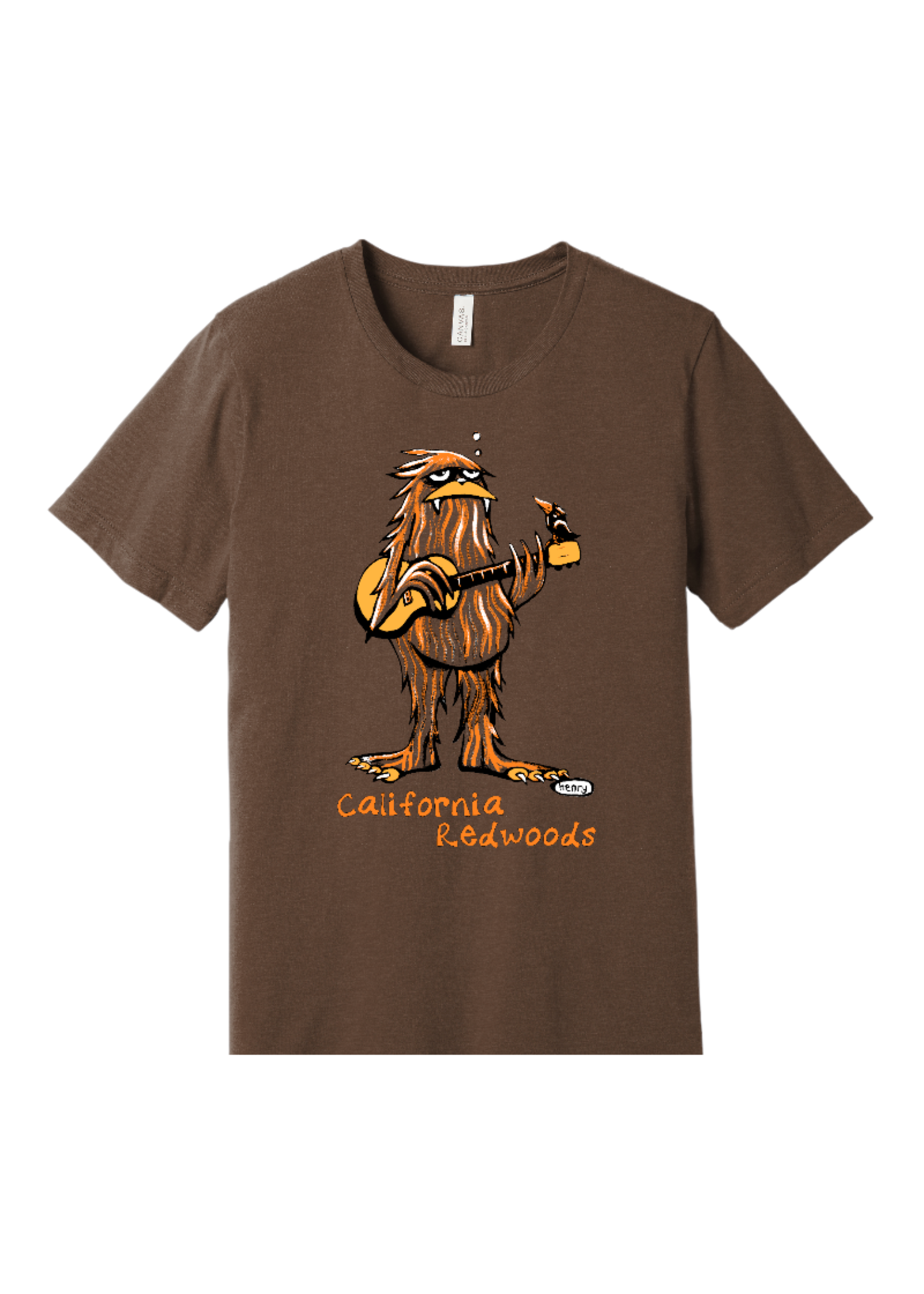 Bigfoot Playing Guitar Tee