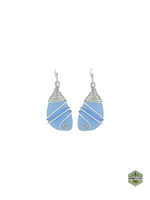 Nature's 1 (Sea Glass Eclipse Earrings)
