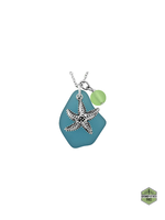 Nature's 1 (Sea Glass Starfish Pendant)