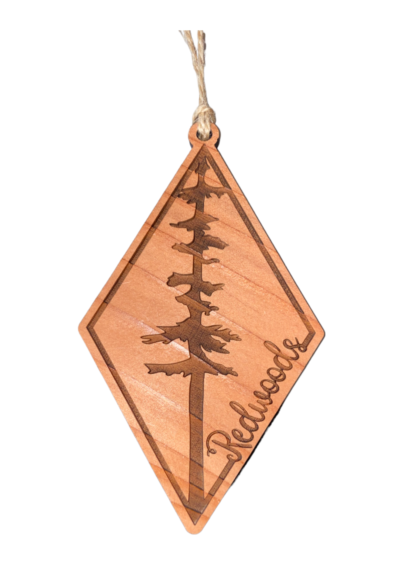 Grandfather Tree Redwood Ornament (Diamond Redwood)