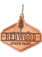 Grandfather Tree Redwood Ornament (State Park)
