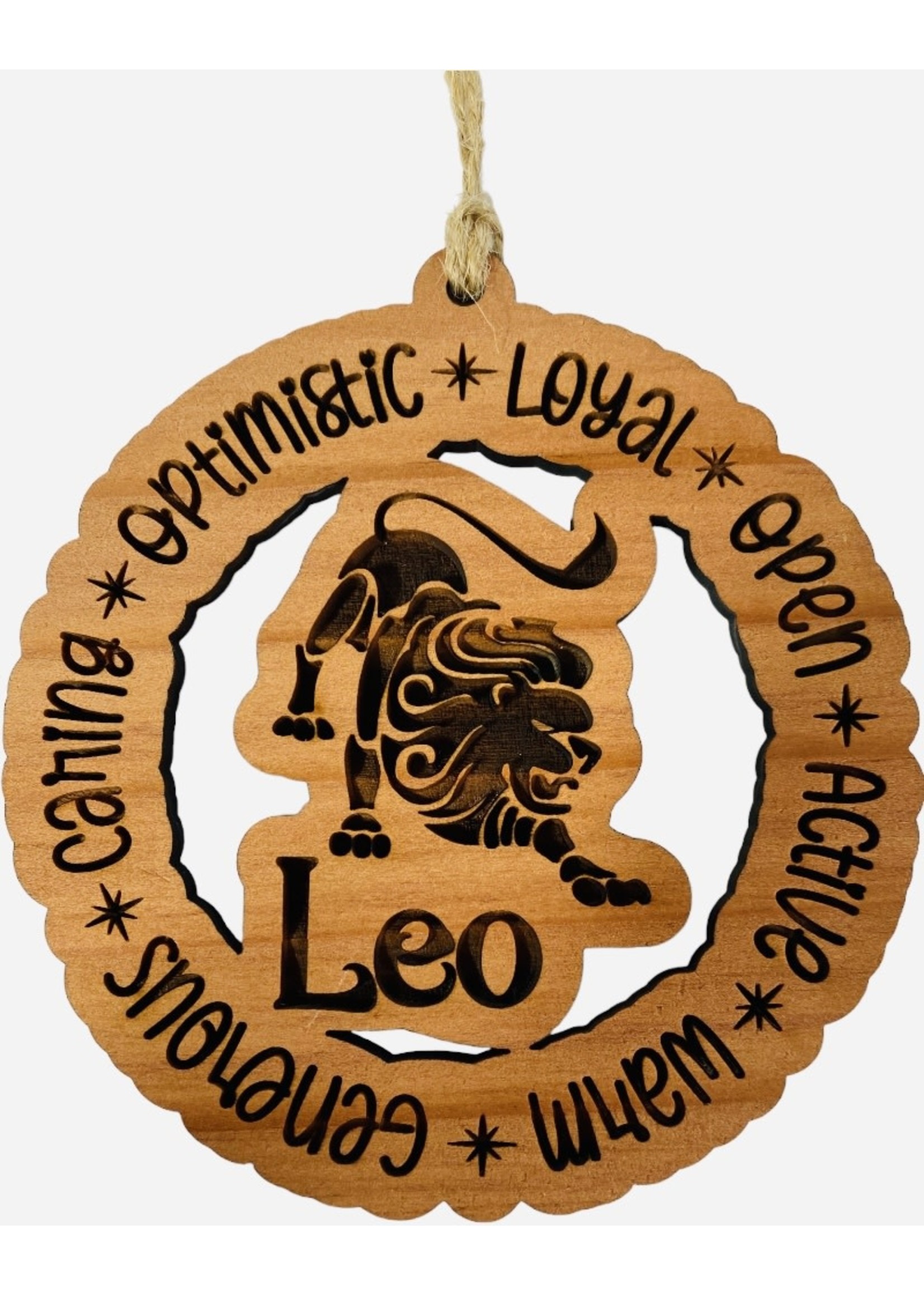 Redwood Ornament (Zodiac)