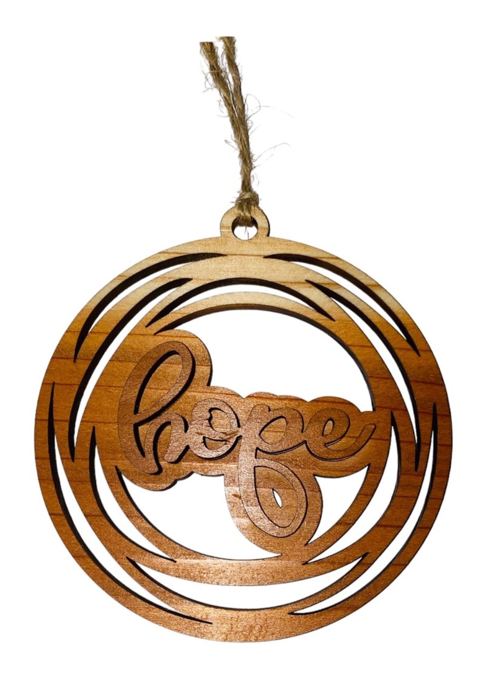 Ornament (Redwood Round)