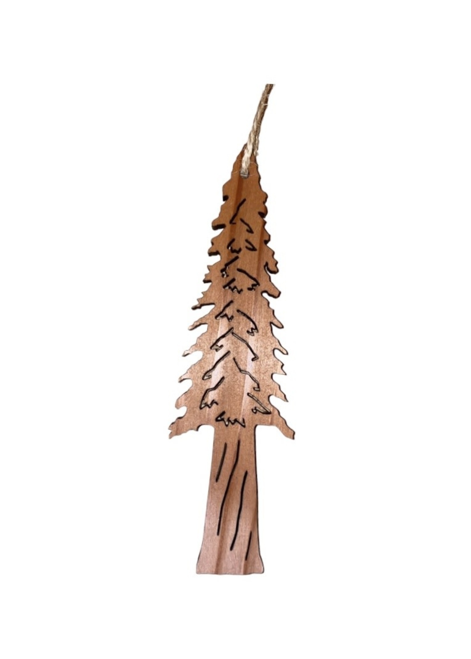 Grandfather Tree Redwood Ornament (Tall Tree)