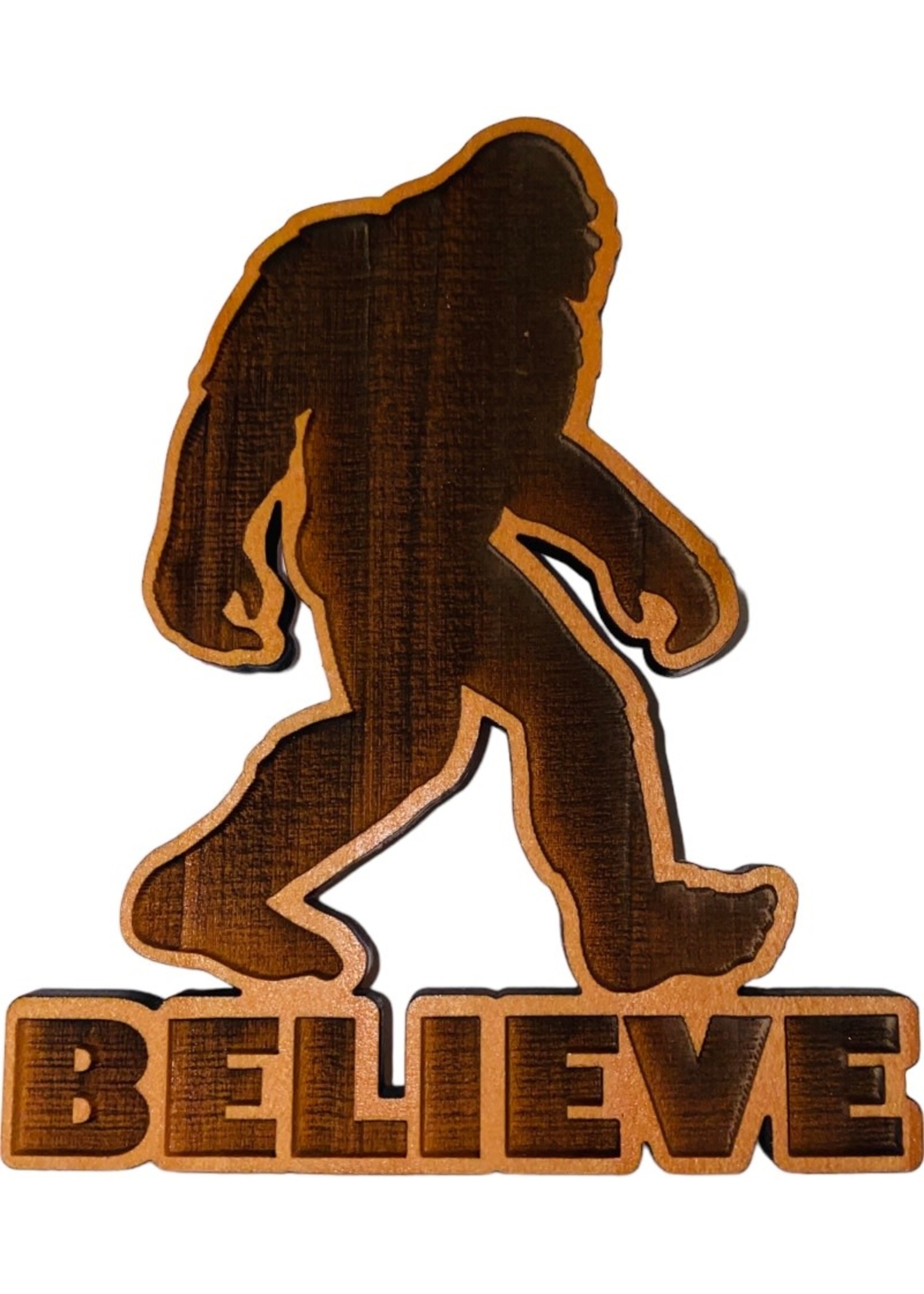 Grandfather Tree Redwood Magnet (Walking Bigfoot Believe)