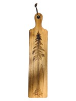 Grandfather Tree Etched Tree Charcuterie Board (21" x 5")