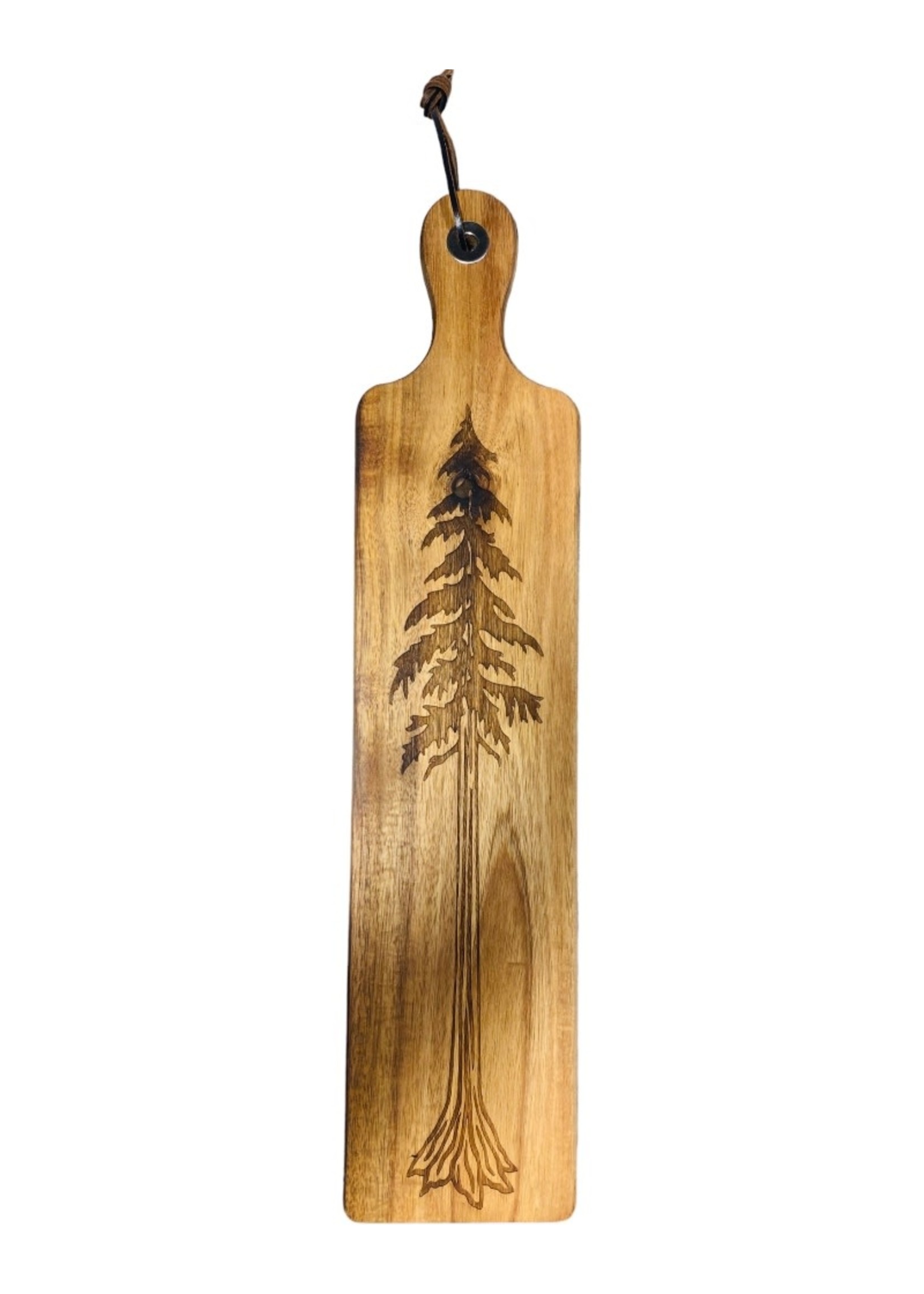 Grandfather Tree Etched Tree Charcuterie Board (21" x 5")