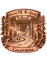 Grandfather Tree Redwood Magnet (Ave of Giants)