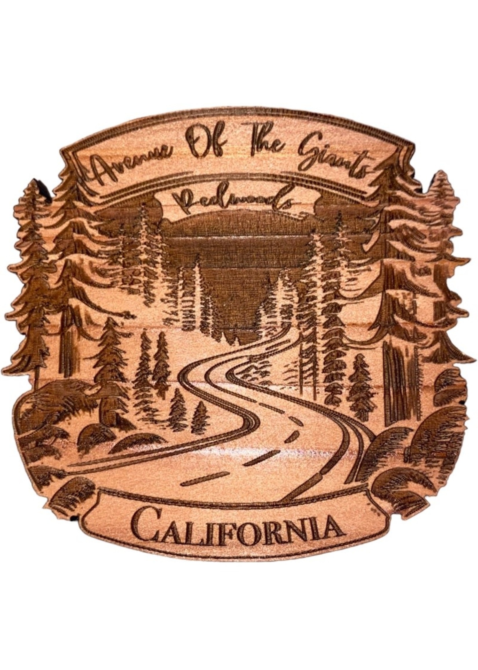 Grandfather Tree Redwood Magnet (Ave of Giants)
